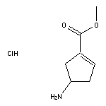 methyl 4-aminocyclopent-1-ene-1-carboxylate hydrochloride