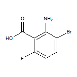 2-Amino-3-bromo-6-fluorobenzoic Acid