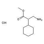 methyl 3-amino-2-cyclohexylpropanoate hydrochloride