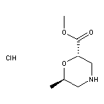 rac-methyl (2R,6S)-6-methylmorpholine-2-carboxylate hydrochloride