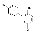 5-chloro-3-(4-chlorophenyl)pyridin-2-amine