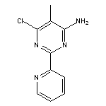 6-chloro-5-methyl-2-(pyridin-2-yl)pyrimidin-4-amine