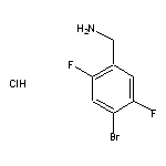 (4-bromo-2,5-difluorophenyl)methanamine hydrochloride