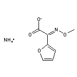 ammonium (2E)-2-(furan-2-yl)-2-(methoxyimino)acetate