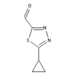 5-cyclopropyl-1,3,4-thiadiazole-2-carbaldehyde