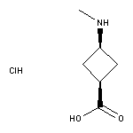 (1s,3s)-3-(methylamino)cyclobutane-1-carboxylic acid hydrochloride