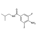 4-amino-3,5-difluoro-N-(2-methylpropyl)benzamide