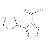 3-Cyclopentylisoxazole-4-carboxylic Acid