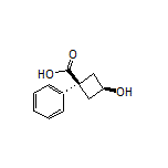 cis-3-Hydroxy-1-phenylcyclobutanecarboxylic Acid