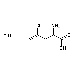 2-amino-4-chloropent-4-enoic acid hydrochloride