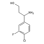 3-amino-3-(4-chloro-3-fluorophenyl)propan-1-ol