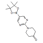 2-(4-Oxopiperidin-1-yl)pyrimidine-5-boronic Acid Pinacol Ester