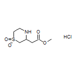 Methyl 2-(1,1-Dioxidothiomorpholin-3-yl)acetate Hydrochloride