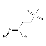 N’-hydroxy-3-methanesulfonylpropanimidamide