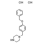 1-{[4-(benzyloxy)phenyl]methyl}piperazine dihydrochloride