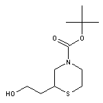 tert-butyl 2-(2-hydroxyethyl)thiomorpholine-4-carboxylate