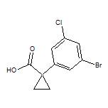 1-(3-Bromo-5-chlorophenyl)cyclopropane-1-carboxylic Acid