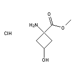 methyl (1s,3s)-1-amino-3-hydroxycyclobutane-1-carboxylate hydrochloride