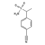 1-(4-cyanophenyl)ethane-1-sulfonamide