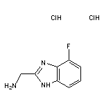 (4-fluoro-1H-1,3-benzodiazol-2-yl)methanamine dihydrochloride