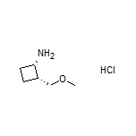 (1S,2R)-2-(Methoxymethyl)cyclobutanamine Hydrochloride