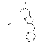 lithium(1+) ion 2-(3-benzyl-1,2,4-oxadiazol-5-yl)acetate