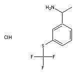 1-{3-[(trifluoromethyl)sulfanyl]phenyl}ethan-1-amine hydrochloride