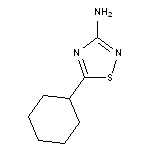 5-cyclohexyl-1,2,4-thiadiazol-3-amine