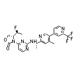 (R)-4-[(S)-1-Fluoroethyl]-3-[2-[[(S)-1-[4-methyl-2’-(trifluoromethyl)-[3,4’-bipyridin]-6-yl]ethyl]amino]-4-pyrimidinyl]-2-oxazolidinone