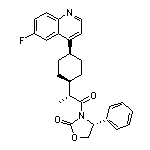 (R)-3-[(R)-2-[cis-4-(6-Fluoro-4-quinolyl)cyclohexyl]propanoyl]-4-phenyl-2-oxazolidinone
