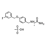 (S)-2-[[4-[(3-Fluorobenzyl)oxy]benzyl]amino]propanamide Methanesulfonate