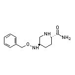 (2S,5R)-5-[(Benzyloxy)amino]piperidine-2-carboxamide