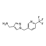 5-[[4-(Aminomethyl)-1-pyrazolyl]methyl]-2-(trifluoromethyl)pyridine