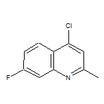 4-Chloro-7-fluoro-2-methylquinoline