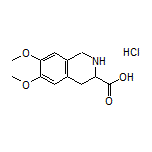 6,7-Dimethoxy-1,2,3,4-tetrahydroisoquinoline-3-carboxylic Acid Hydrochloride