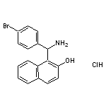 1-[Amino-(4-bromo-phenyl)-methyl]-naphthalen-2-ol hydrochloride