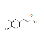 4-Chloro-3-fluorocinnamic Acid, Predominantly trans