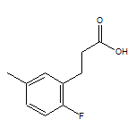 3-(2-Fluoro-5-methylphenyl)propionic Acid
