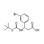 3-(3-Bromophenyl)-3-(Boc-amino)propanoic Acid