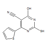 4-Hydroxy-2-mercapto-6-(thiophen-2-yl)pyrimidine-5-carbonitrile