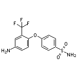 4-[4-amino-2-(trifluoromethyl)phenoxy]benzenesulfonamide