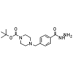 tert-butyl 4-[4-(hydrazinocarbonyl)benzyl]piperazine-1-carboxylate
