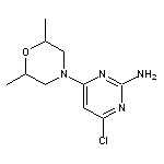 4-chloro-6-(2,6-dimethylmorpholin-4-yl)pyrimidin-2-amine