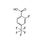 2-Fluoro-4-(pentafluorosulfur)benzoic Acid