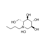 (2R,3R,4R,5S)-1-Butyl-2-(hydroxymethyl)piperidine-3,4,5-triol Hydrochloride