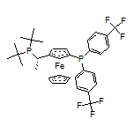 (S)-1-[(Rp)-2-[Bis[4-(trifluoromethyl)phenyl]phosphino]ferrocenyl]ethyldi-tert-butylphosphine