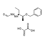 2-[(1S,2S)-1-Ethyl-2-(benzyloxy)propyl]hydrazinecarboxaldehyde Oxalate