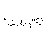 3-(4-Chlorobenzyl)-N-(3-pyridyl)-1H-pyrazole-5-carboxamide