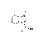 7-Methyl-7H-pyrrolo[2,3-d]pyrimidine-5-carboxylic Acid