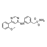 [3-[[6-(2-Methoxyphenyl)-4-pyrimidinyl]amino]phenyl]methanesulfonamide